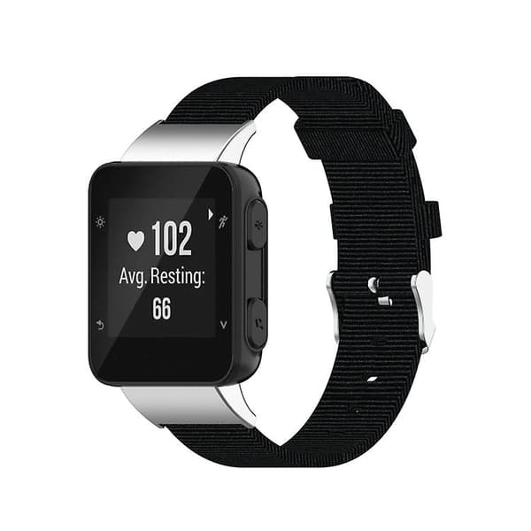 Garmin Forerunner 35/30 Universal Nylon Canvas watch Black