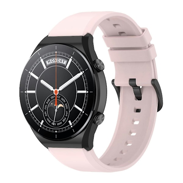 Silikonrem for Xiaomi Watch S1 - 22mm Light Pink