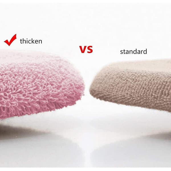 Toalettsetetrekk, med trykknapper, fast, elastisk, vaskbar fiberduk Pink
