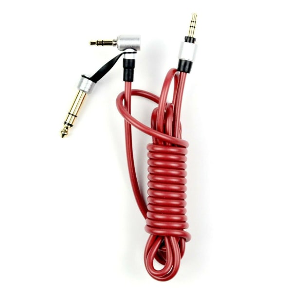 Spring Stereo Audio Kabel Ledning Til Dr Dre Solo/ Pro/ Mixr/ Hovedtelefoner/ Studio For Beats Headsets Adapter Red