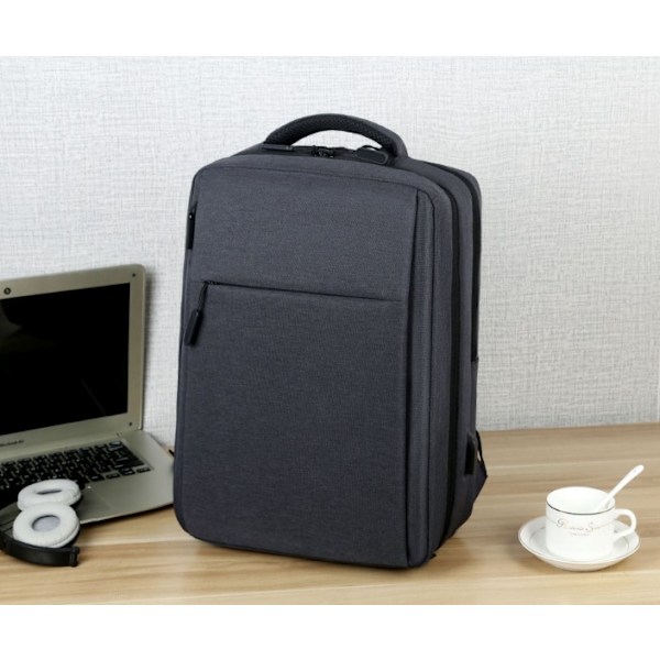 Computer backpack with USB multi-function 16 inches black