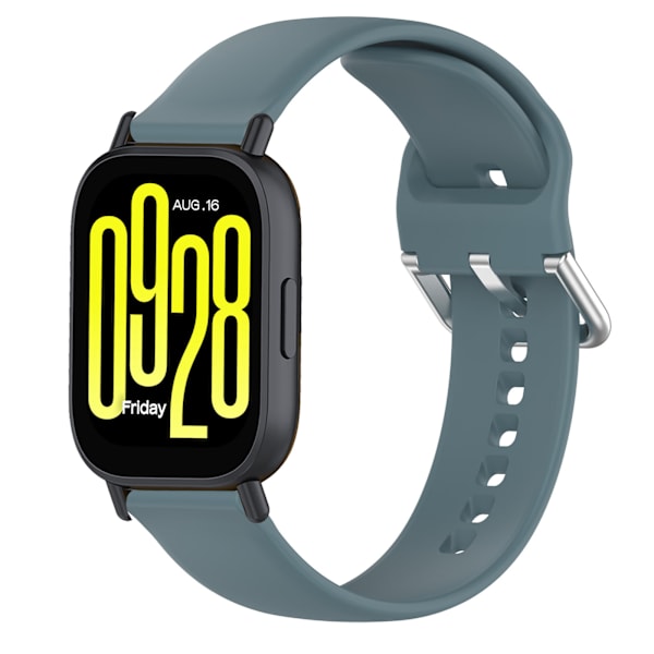 Rem til Xiaomi Redmi Watch 5 Active/watch 5 Lite 22mm silikonerem (grå blå)
