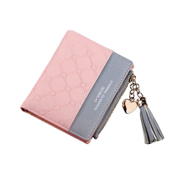 Liten plånbok för kvinnor Bifold Slim Coin Purse Zipper ID-korthållare Kreditkortshållare för kvinnor Korthållare Plånbok för kvinnor