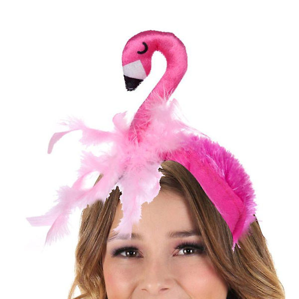 Funny Flamingo Headpiece Hårbøjle Pandebånd Fødselsdagsfest Kostume Cosplay Decor