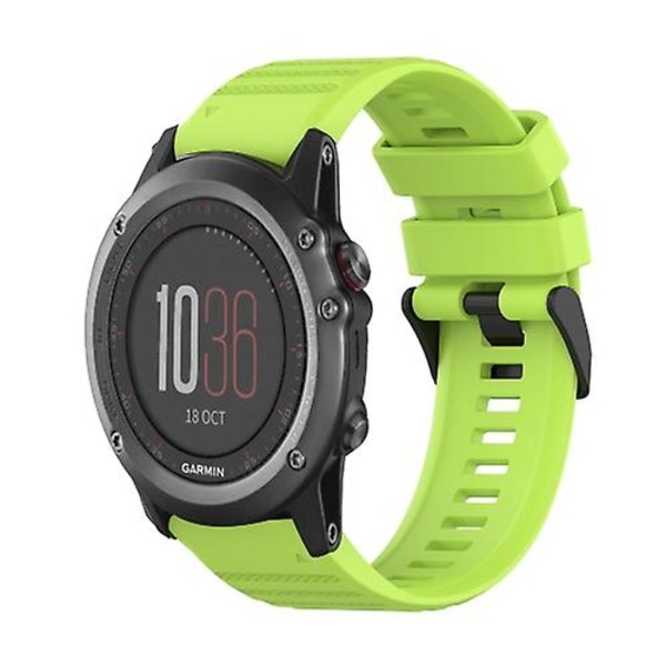 Garmin Fenix ​​3 26 mm vaakasuora rakenne watch ranneke irrotustyökalulla Lime Green