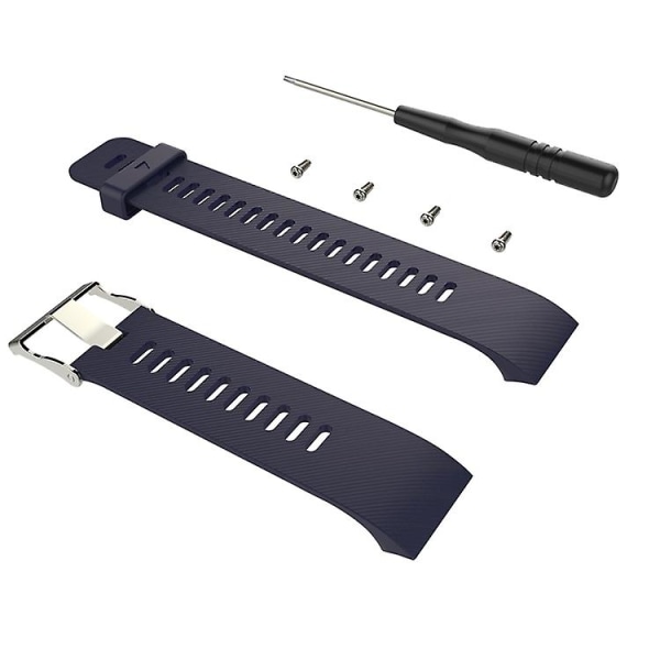 För Garmin Forerunner 30 / 35 Silicone Watch Band Blue