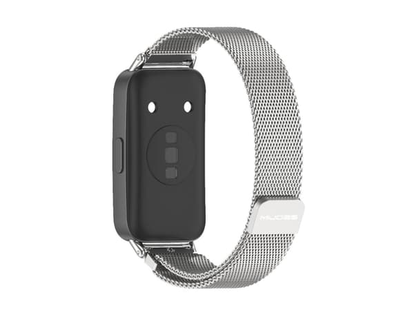 Smartwatch-rem til Huawei Strap 8 Mijobs Milan magnetisk rustfrit stålarmbånd (sølv)