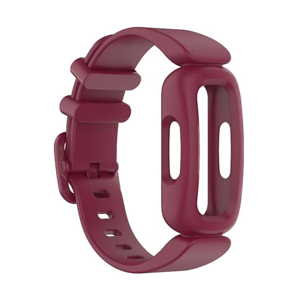 Til Fitbit Inspire 2 Silikone Watch Band Wine Red