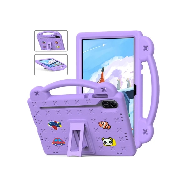 Etui for Honor Pad X9 / Pad X8 Pro (11,5\") Anti-Fall med Stativ Lilla