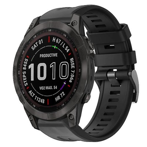 Garmin Fenix ​​7 metallisoljelle, yksiväriselle watch Black