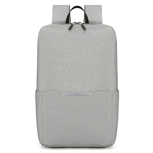 Laptopveske med refleksstriper i lysegrå