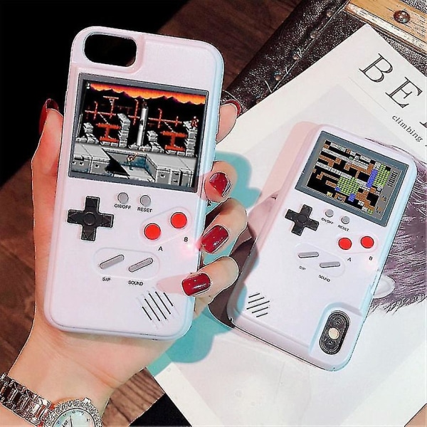 4,1 tommer stor skærm Tetris-spilkonsol Pink For iphone 11ProMAX