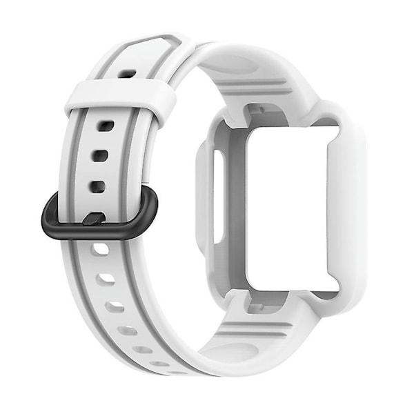 Til Xiaomi Redmi Watchmi Watch 2/Mi Watch Lite/Mi Watch Lite 2 Watch Strap Håndled med Watch Cas White