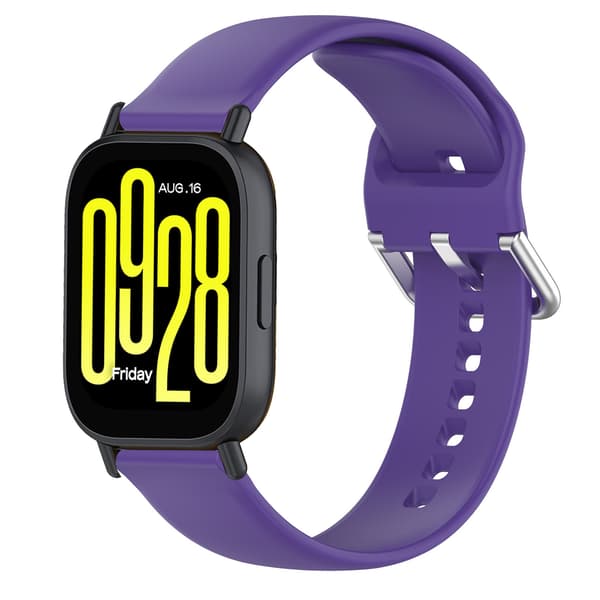 Rem til Xiaomi Redmi Watch 5 Active/watch 5 Lite 22mm silikone urrem (lilla)