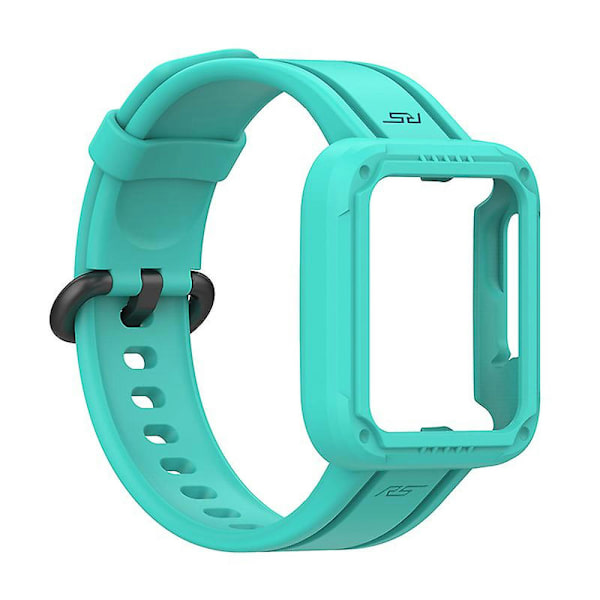 Til Xiaomi Redmi Watch/redmi Watch 2/mi Watch Lite/mi Watch Lite 2 Smart Watch Rem, Blød Silikone Rem Med Urkasse Green