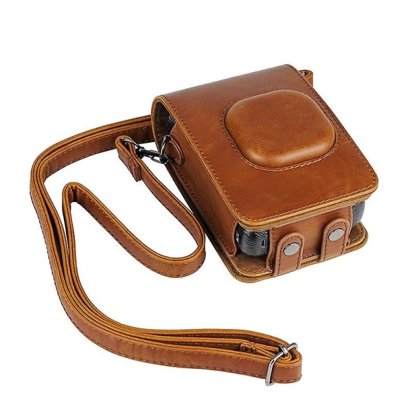 Kamera reiseveske erstatning for Fujifilm Instax Mini Liplay Retro Style Brown