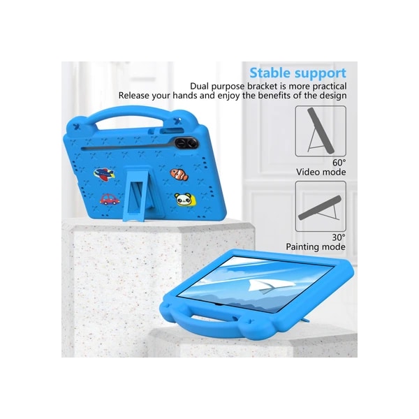 Fodral för Honor Pad X9 / Pad X8 Pro (11,5 tum) Anti-Drop med Stativ Himmelblå