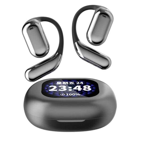 Sandelige Trådløse Bluetooth-Høretelefoner Q16 Pro LCD Touch Screen Ørehage Bluetooth V5.4 Støjreducerende