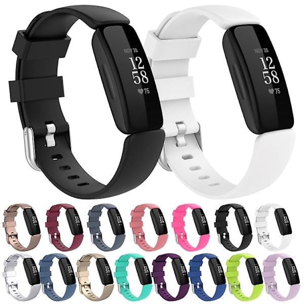 For Fitbit Ace 3 / Inspire 2 silikonklokkerem White