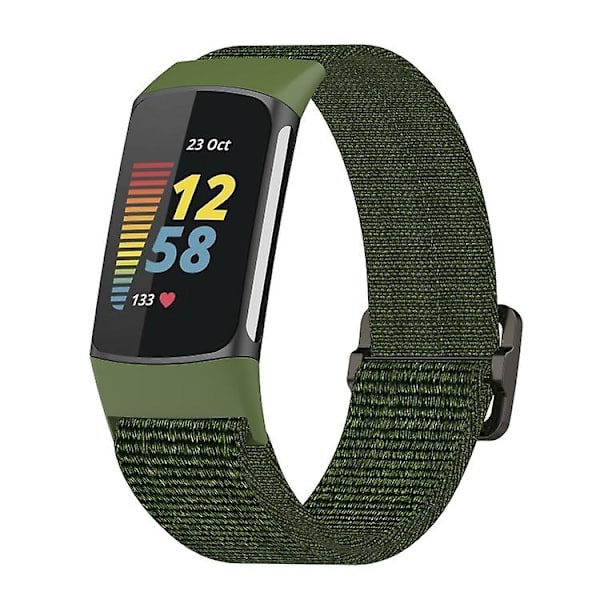 Fitbit Charge 5 nylon watch Army Green
