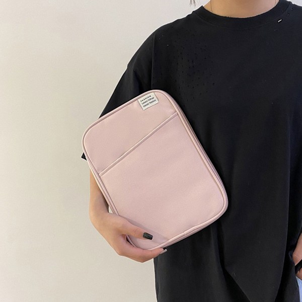 Bärbar väska lämplig för 11 tums surfplatta Reseskyddande fodral Rosa