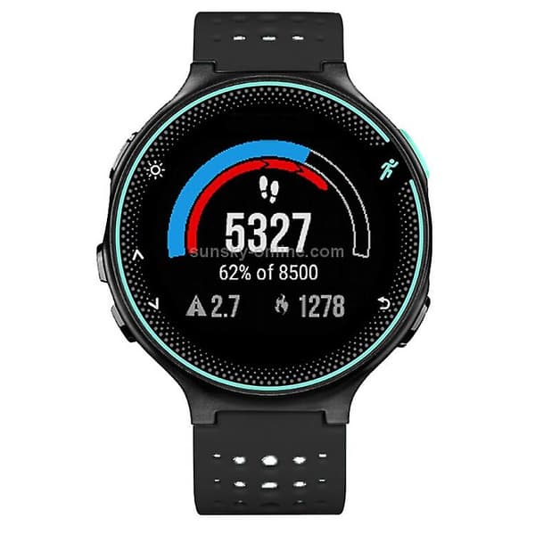 Til Garmin Forerunner 235 tofarvet urrem Black White