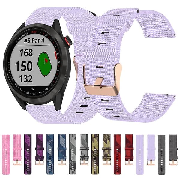 Garmin Approach S40 20 mm: nylon kudottu watch Blue