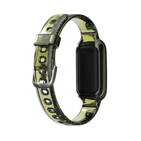 För Fitbit Luxe Silicone Integrated Watch Band Yellow
