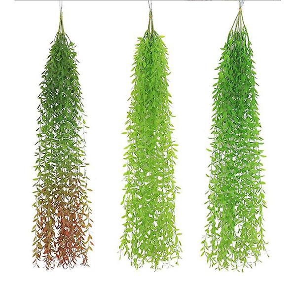 Konstgjorda vinrankor Hängande girlang Falska blommor Hemträdgård Väggfestdekoration C10pcs