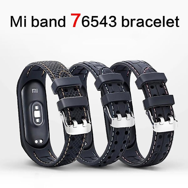 Silikonihihna Xiaomi Mi Band 6 7 5 3 4 Lisävarusteet Urheilurannekkeen Vaihtovyö Correa Ranneke Mi Band 7 6 Nfc Ranneke Red-C Mi band 3 4