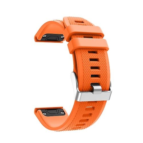 Til Garmin Fenix ​​5 Silikone urrem Orange