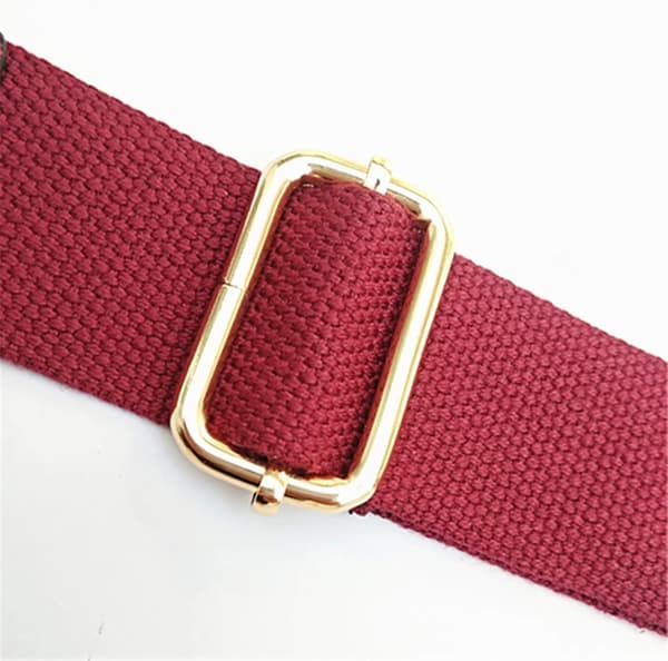 Bred taske rem Justerbar lærred brown
