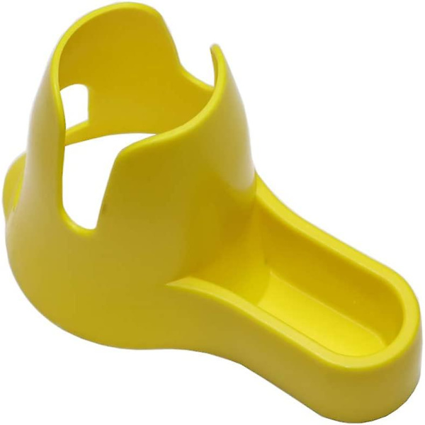 3 i 1 Hamster Hengevannsflaske Kjæledyr Automatisk Dispenser Med Base For Dverghamster Mus Rotte Pinnsvin yellow 80ML