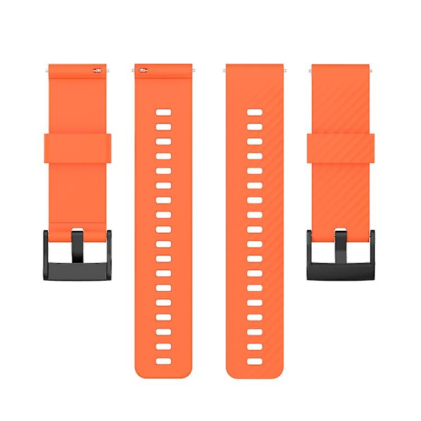 För Suunto 7 24 mm enfärgad watch Orange