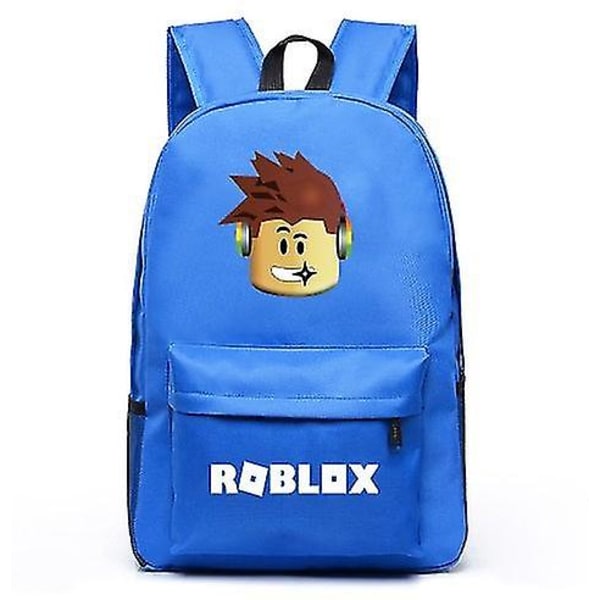 Roblox Ryggsäck Roblox Anpassad Skolväska Unisex Blue