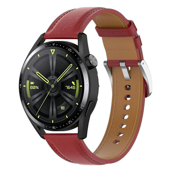 Klockarmband för Samsung Galaxy Watch3 45mm/Huawei Watch GT 3/Honor Watch GS3/Garmin/Xiaomi Mi Watch Red, Red Style B