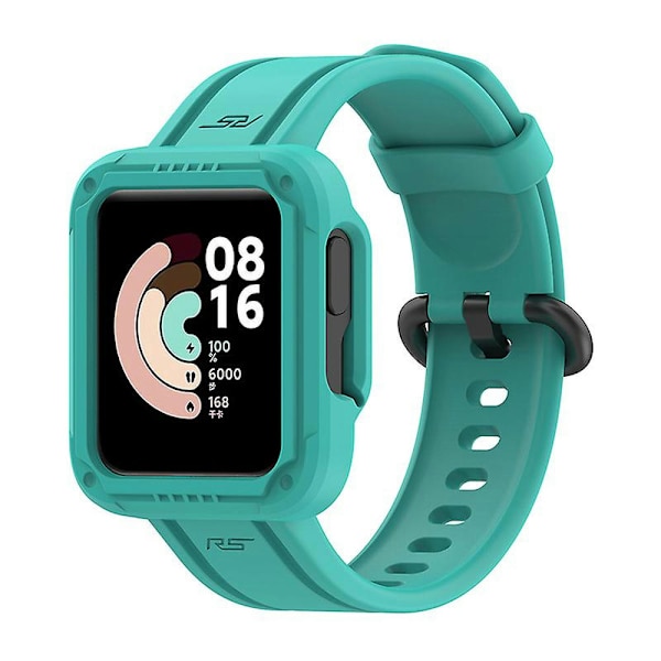 Til Xiaomi Redmi Watch/redmi Watch 2/mi Watch Lite/mi Watch Lite 2 Smart Watch Rem, Blød Silikone Rem Med Urkasse Green