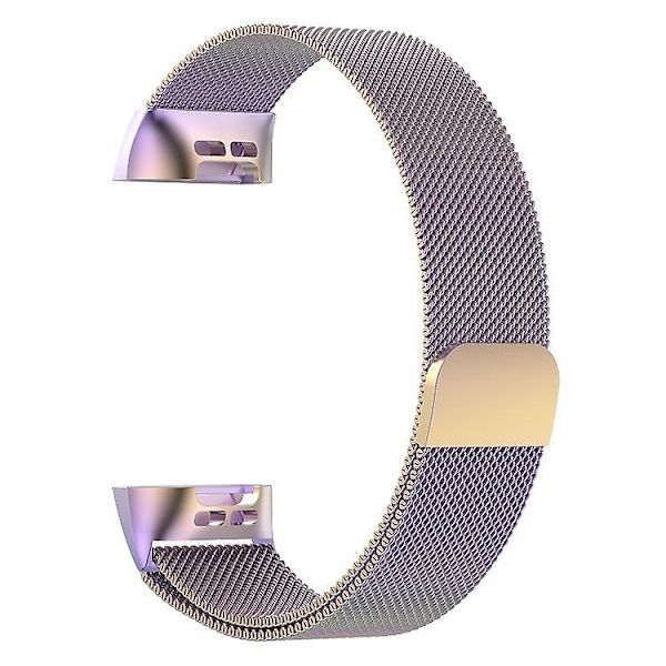 Magneturbånd i rustfrit stål til Fitbit Charge 4small Størrelse: 190x18mm Colorful Light