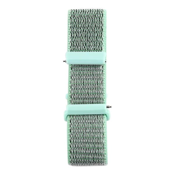 Fitbit Versa / Versa 2 nylon , jossa on koukku ja silmukkakiinnitys Green Gray