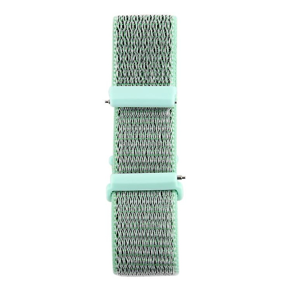 För Fitbit Versa / Versa 2 Nylon watch med krok och ögla Green Gray