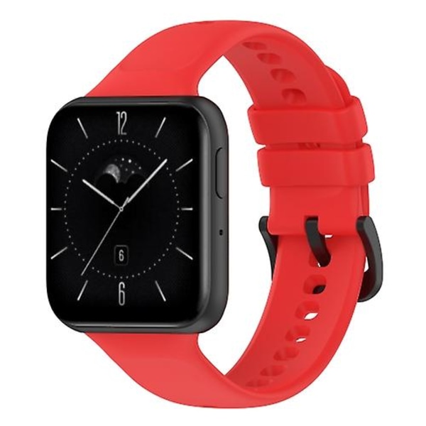 För Oppo Watch 3 Soft Silicone Watch Band Red
