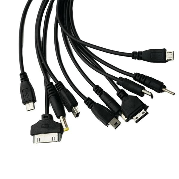 USB-kabel 10-i-1 Universal Multifunksjon Mobiltelefon Lader LZ B Lading L2L8
