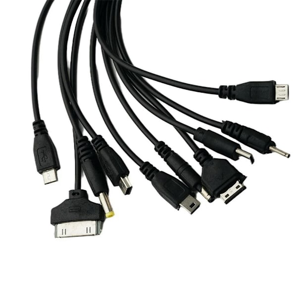 USB-kabel 10i1 Universal Multi-Function Mobiltelefonoplader LZ B-opladning L2L8