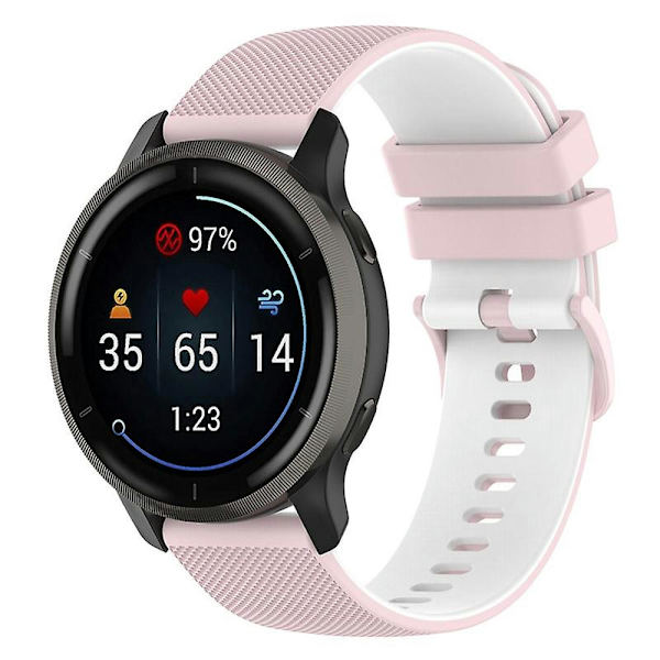 For Huawei Watch GT 3 42mm/Watch GT 2 42mm/Samsung Galaxy Watch 5/Watch 5 Pro 45mm Grid Watch Strap Multicolor Style I