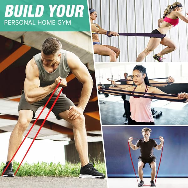 Pull Up-hjelp, Wrkut-sett for ben, Trening, Fysioterapi, Form 1.3-2.5 tommer