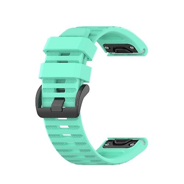 Til Garmin Fenix ​​3 26mm silikone urrem Lake blue