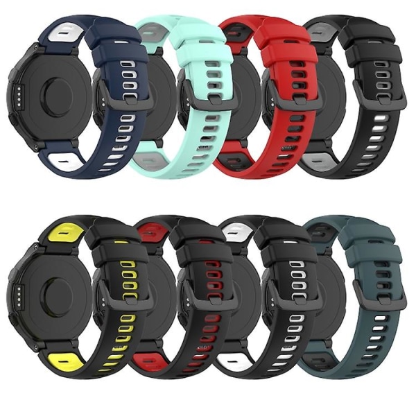 För Garmin Forerunner 235 Tvåfärgs watch Black-Red