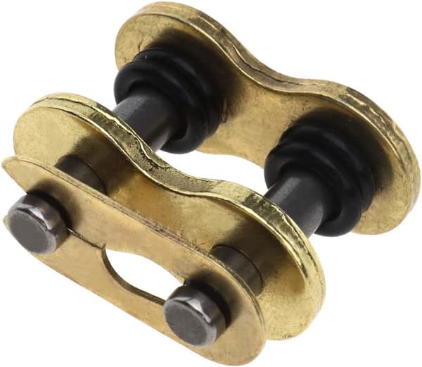 Motorcykel Kæde Ring Forbindelsesled - 525 VX Universal Nitter Kæde Ring (Guld)