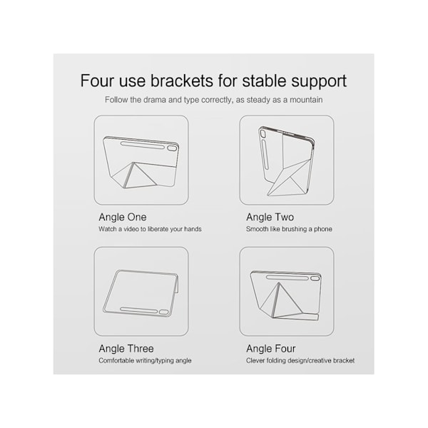 Deksle for Samsung Galaxy Tab S7 /s811 12.4 Svart