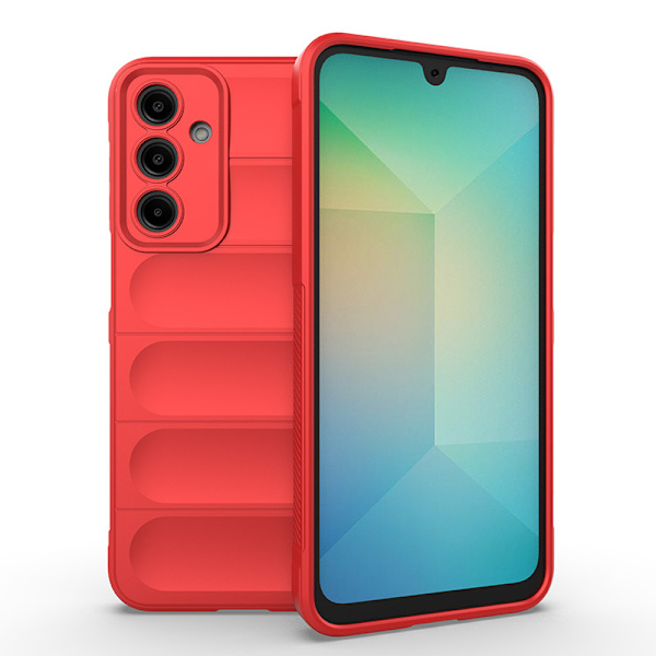 Etui til Samsung Galaxy A26, støtsikker silikon, rød